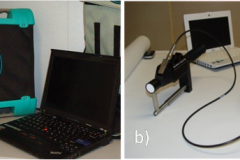 a) FieldSpec® 3 ASD (range spettrale 350-1830 nm) and b) HandHeld ASD (range spettrale 325-1075 nm)