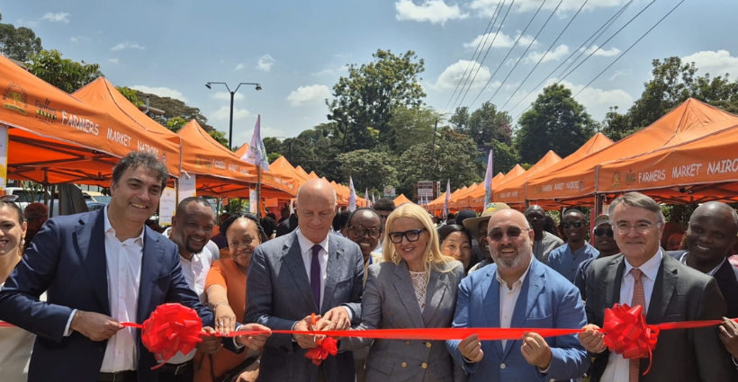 Opening of the first farmers market in Kenya